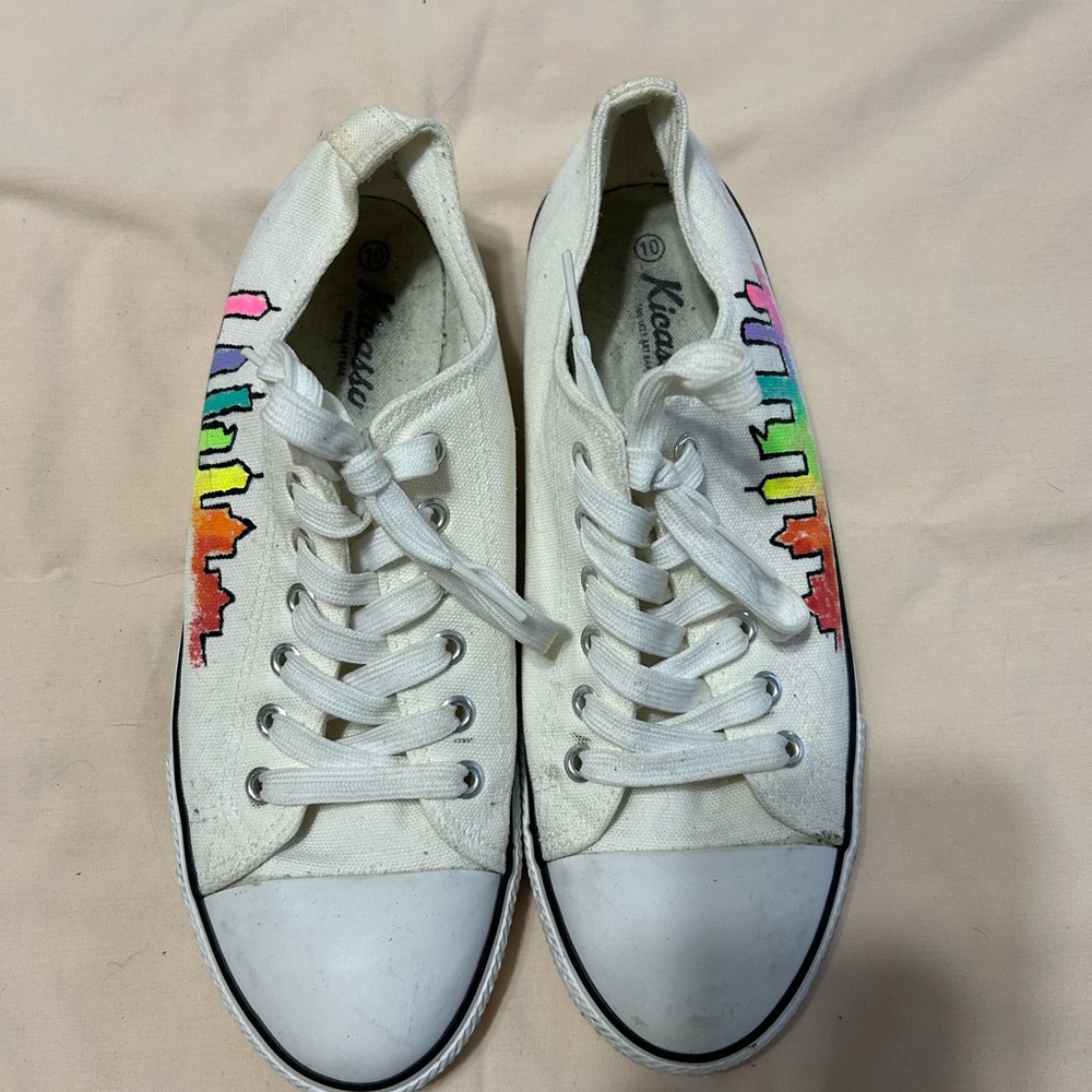 Colorful Skyline Women's Sneakers